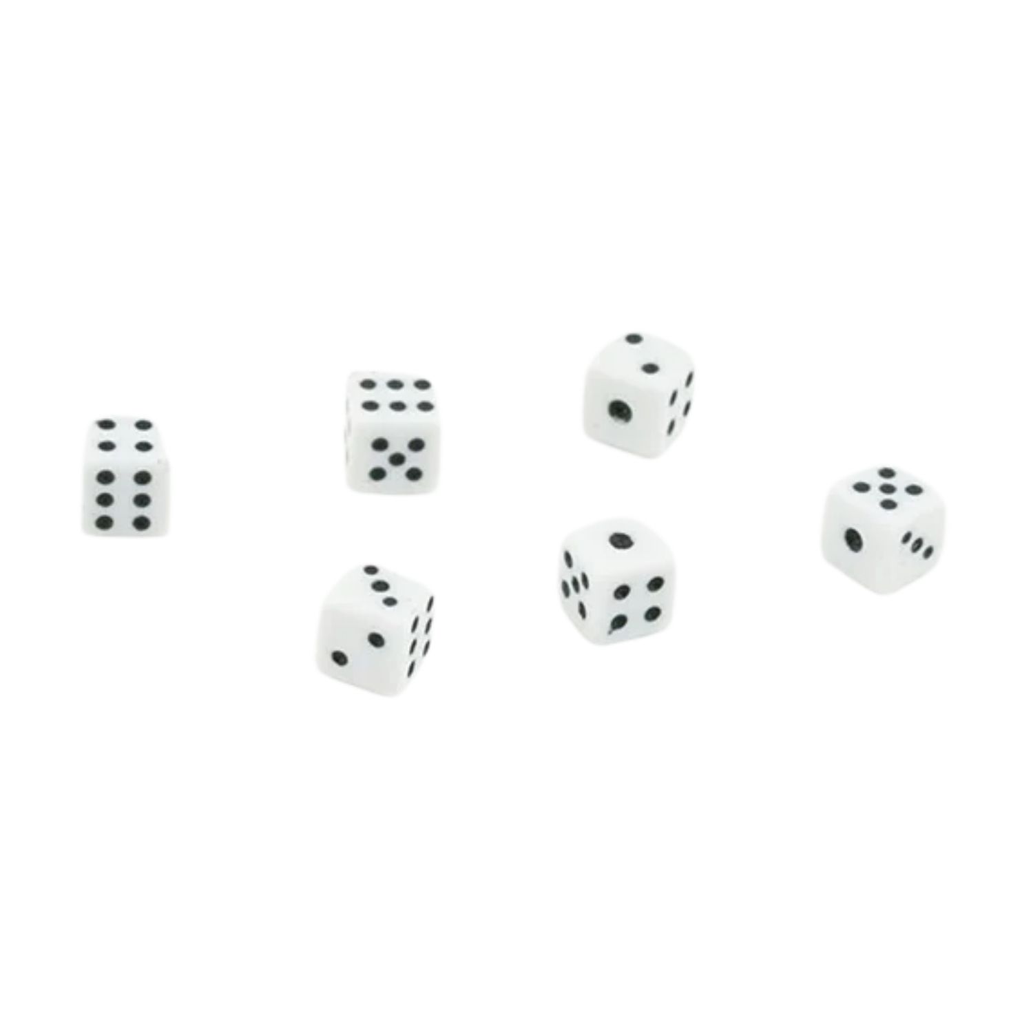 IM67040 - Dice, White, 6pk ()