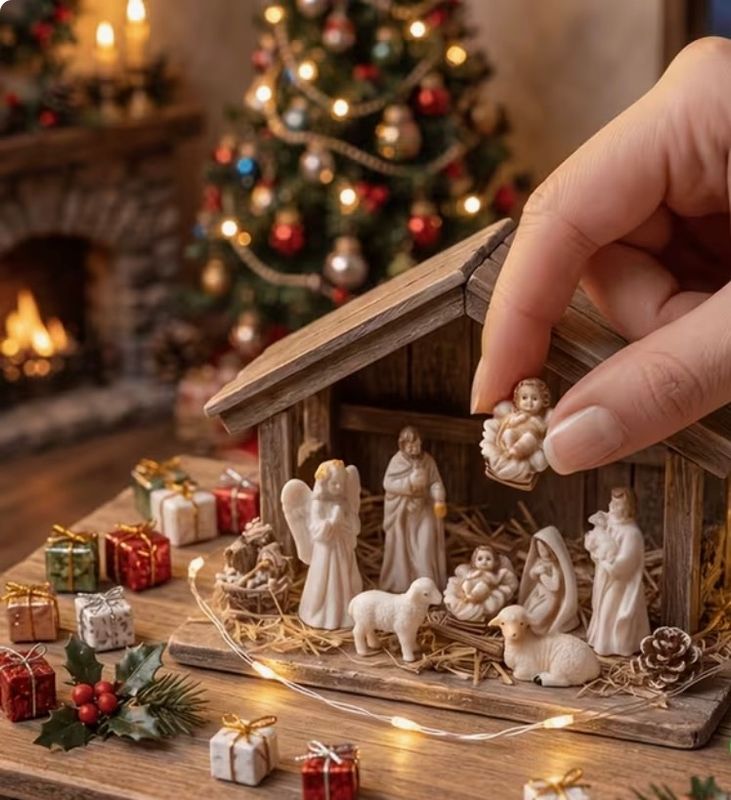 Nativity Scene Set of Seven Pieces