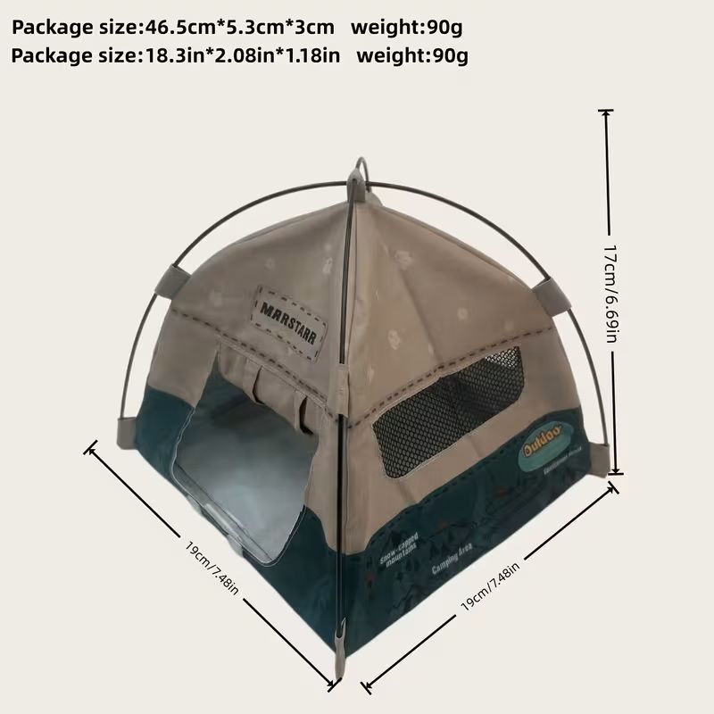 Mini Cottage Handmade House Camping Tent Set