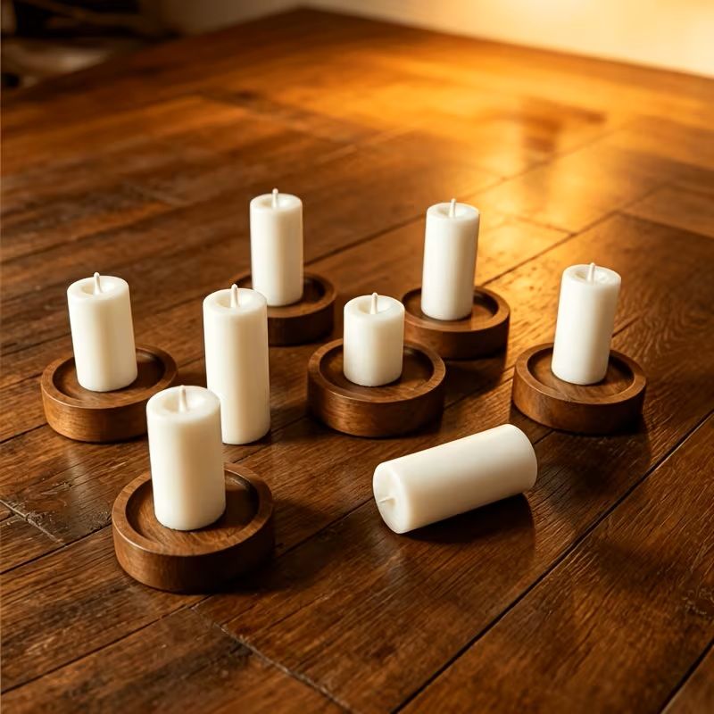 14pcs Mini Realistic Candle Set