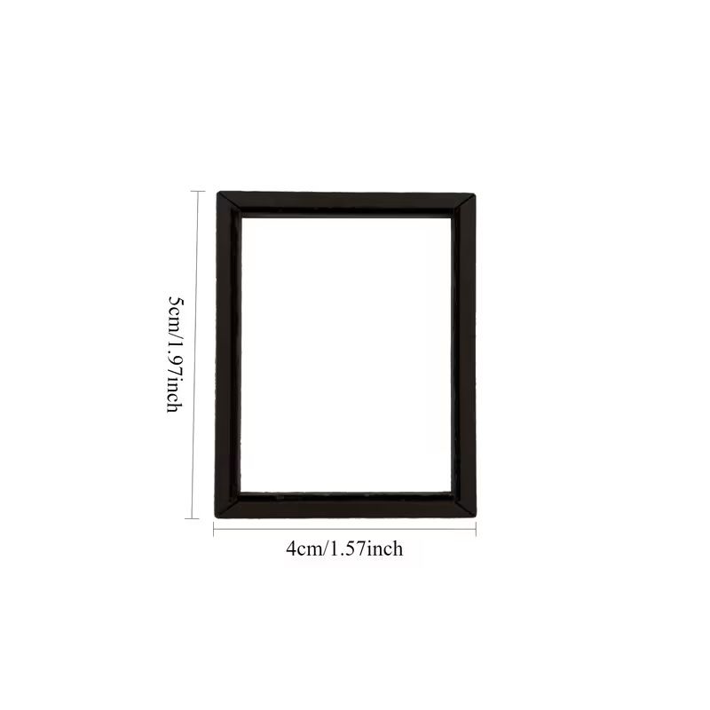 4pcs Dollhouse Living Room Accessory Set - Minimalist Style Picture Frames