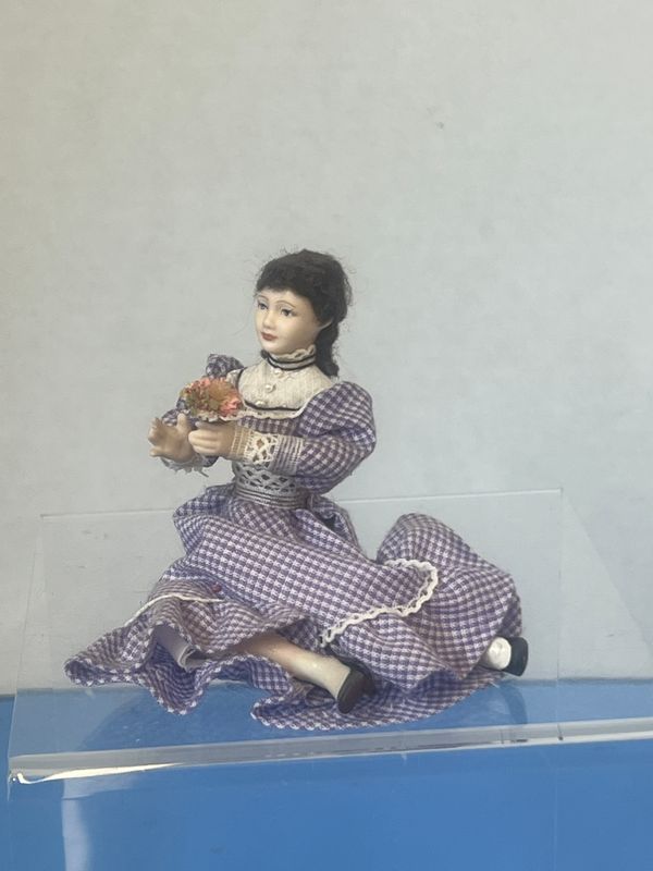 Sitting Young Woman