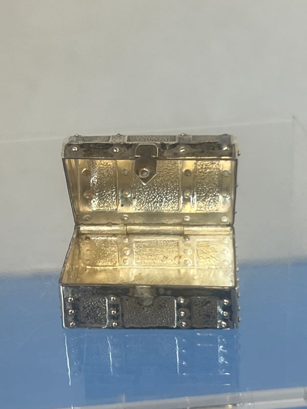 Silver Plated treasure chest or box