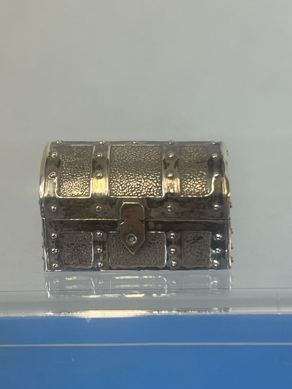 Silver Plated treasure chest or box