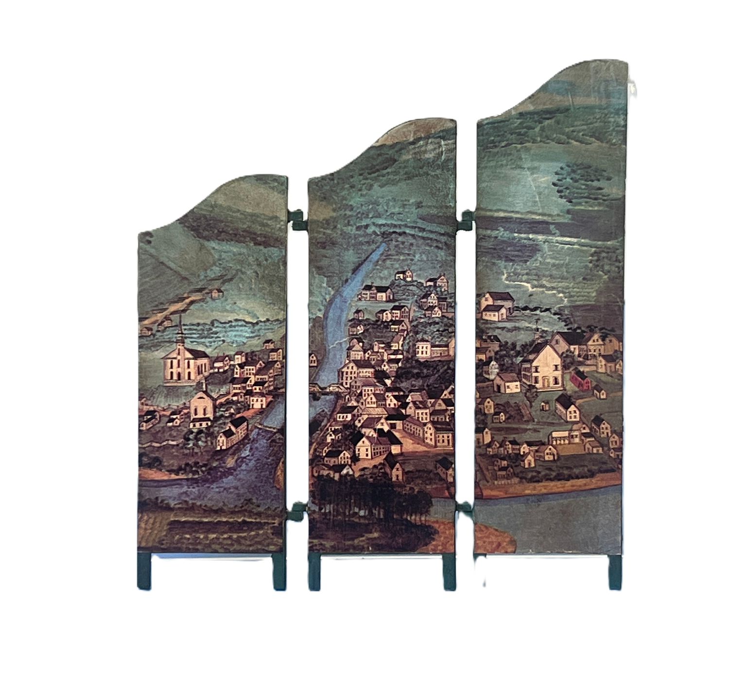 Three door screen