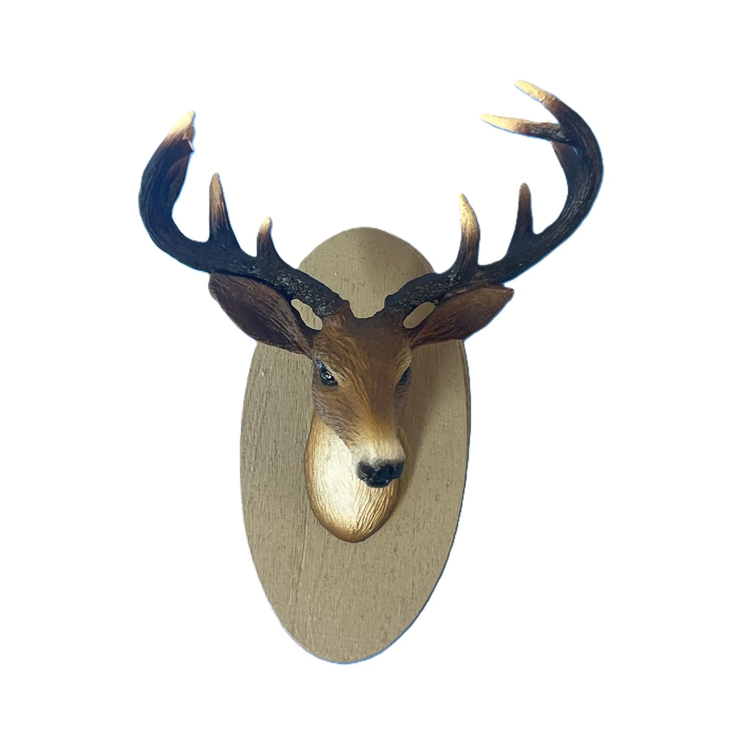 Deer Head on Plaque for Wall
