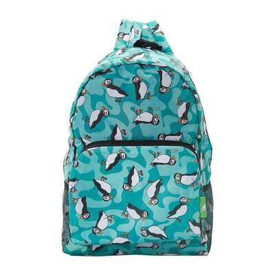 Eco Chic Lightweight Foldable Backpack Puffin