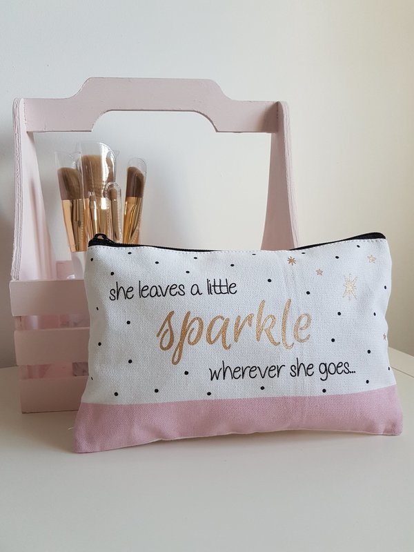 A chloé make up bag with lining inside