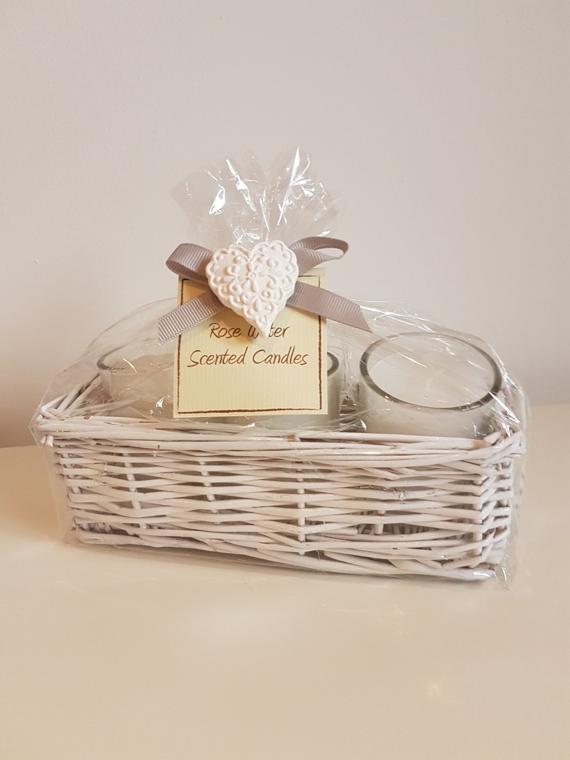 Williow basket candle set
