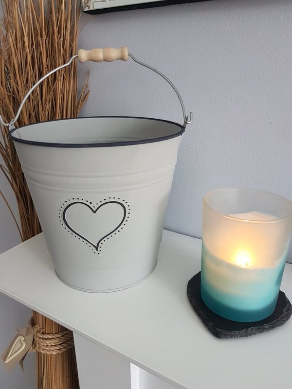 Large heart bucket