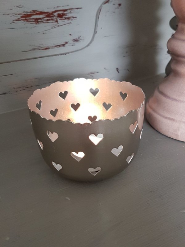 Sliver metal tealights