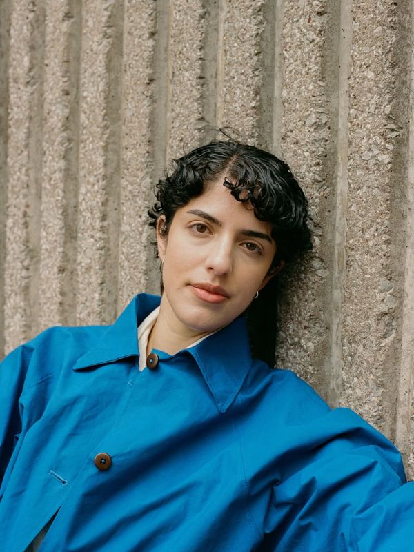 The Aika Waxed Coat | Signature Blue