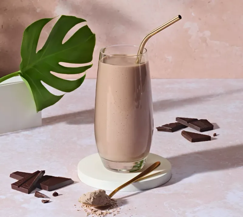 shake cioccolato e pera Ricetta culinaria dietetica