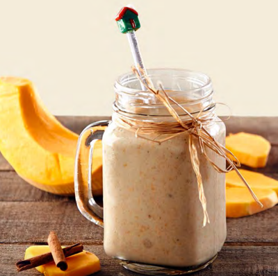 FRULLATO ZUCCA E BANANA ricetta culinaria dietetica leggera facile