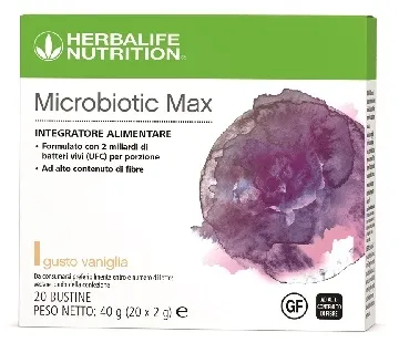 Microbiotic Max Vaniglia facile digestione 20 BUSTINE X 2 GR