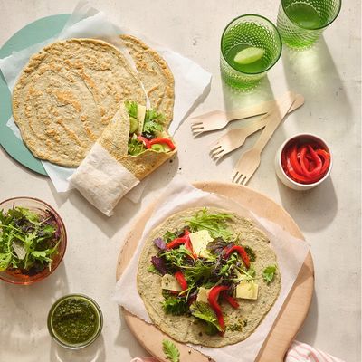 wraps estivi Herbalife, wrap sfizioso per pranzo, ricetta wraps, ricetta facile, pranzo leggero, ricetta salata, Formula 1 Gourmet Crema di Funghi, Bevanda Multi Fibre, albumi, pesto, ricetta blog, benessere, alimentazione sana, wrap light, ricetta veloce, pranzo sano, snack salato, ricetta fit, wrap proteici