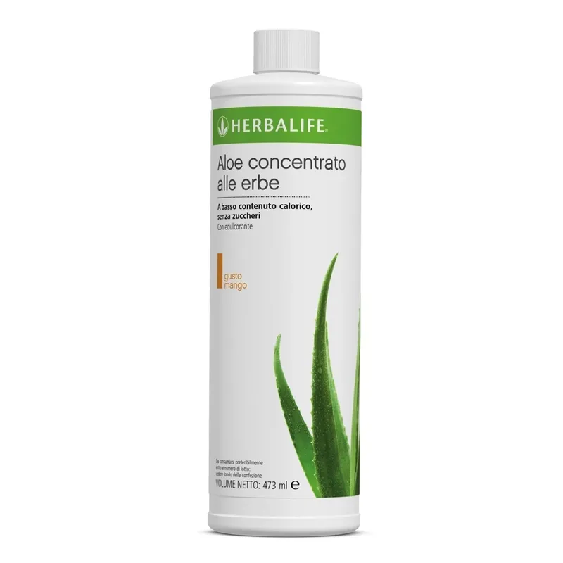 Aloe concentrato alle erbe Aloe Gusto Mango 473 ml Physical Scopri il gusto rinfrescante di Aloe concentrato alle erbe Aloe Gusto Mango 473 ml, ricco di succo di Aloe vera e a basso contenuto calorico, ideale per vegani Herbalife negozio online Italia
