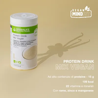 Protein Drink Mix Vegan 20 porzioni 560 GR Protein Drink Mix Vegan 20 porzioni 560 GR