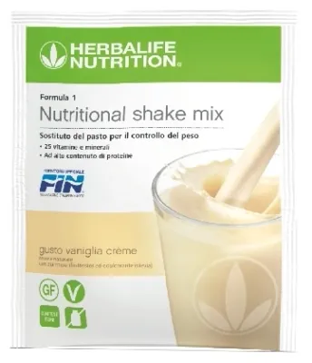 1 Nutritional shake mix Vaniglia Crème 7 bustine da 26 gr