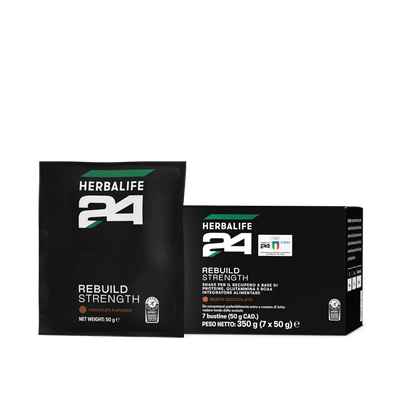 Rebuild Strength gusto cioccolato H24 7 bustine monodose Rebuild Strength gusto cioccolato H24 7 bustine monodose