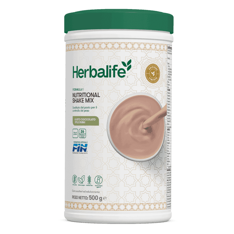 Formula 1 Nutritional Shake Mix Gusto Cioccolato Stile Dubai 500 g – Edizione Limitata
