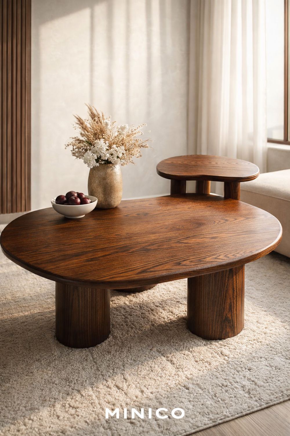 Ensemble de table basse et table d’appoint