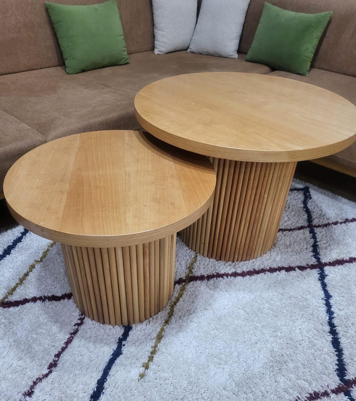 Duo des tables basses rondes