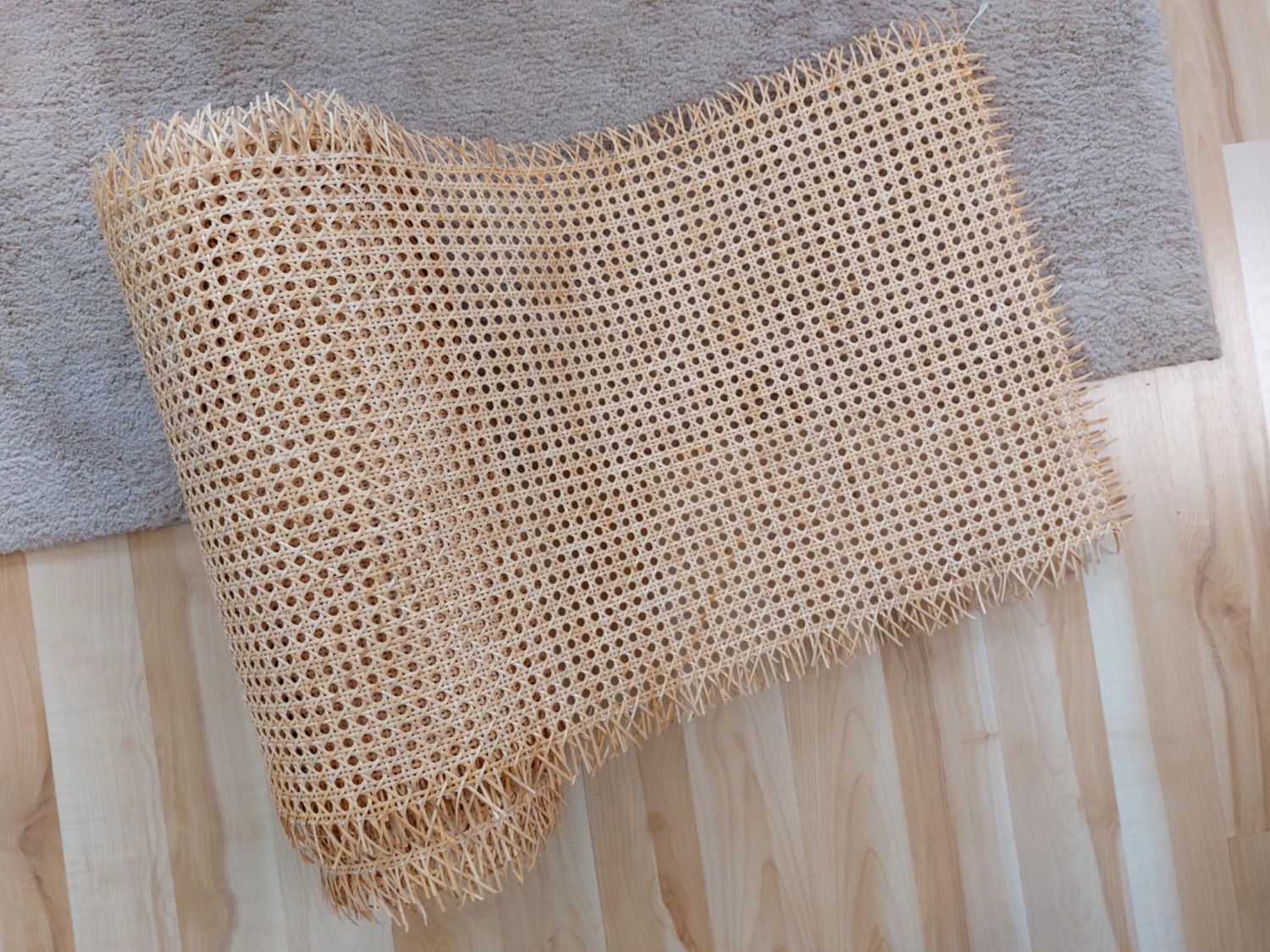 Plecionka Rattanowa NATURAL szerokość 45cm - 1 rolka (15mb)