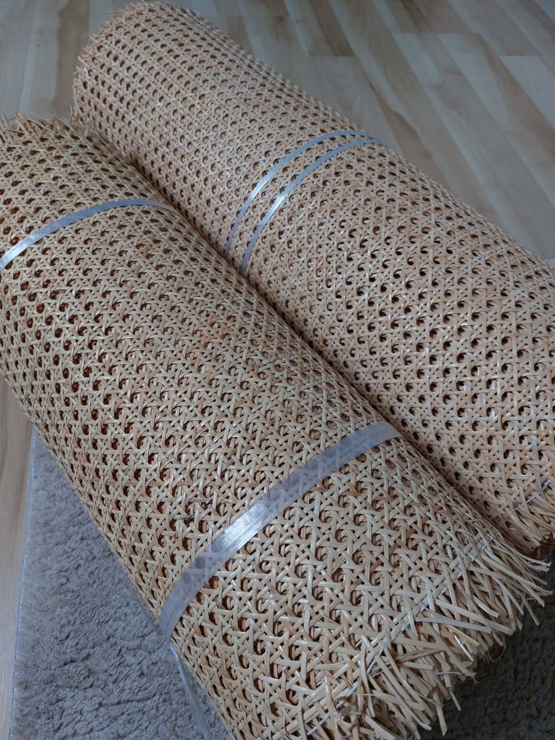 Plecionka Rattanowa NATURAL szerokość 60cm - 1 rolka (15mb)