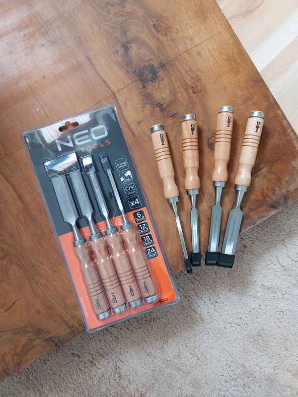 NEO Zestaw dłut stolarskich