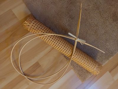 Zestaw do naprawy OPARCIA FOTELA BUJANEGO z klasycznym splotem wiedeńskim