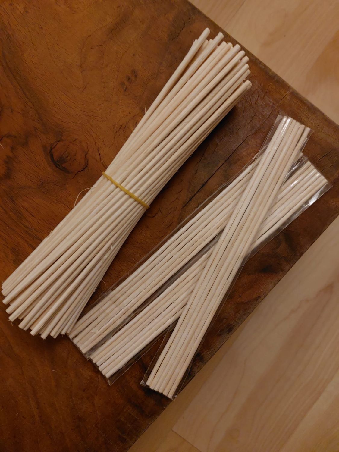 Patyczki rattanowe do dyfuzorów NATURALNE 20cm/3mm - 500 szt