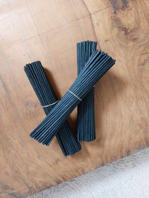 Patyczki rattanowe do dyfuzorów CZARNE 20cm/3mm - 500 szt