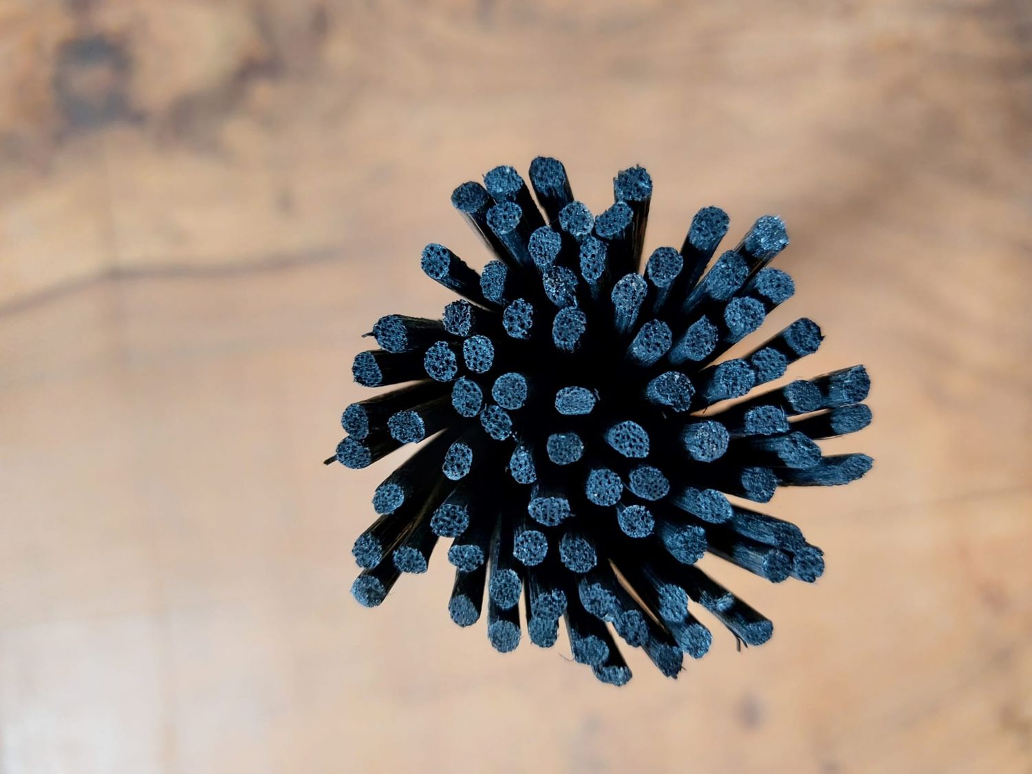 Patyczki rattanowe do dyfuzorów CZARNE 20cm/3mm - 100 szt