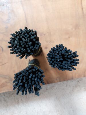 Patyczki rattanowe do dyfuzorów CZARNE 20cm/3mm - 1000 szt