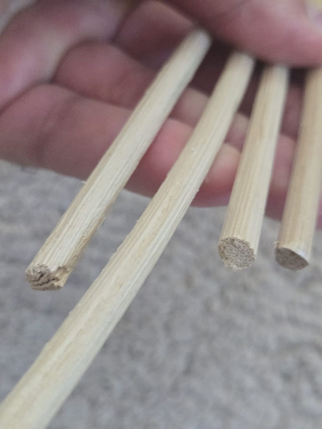 Kołek rattanowy okrągły NATURAL Ø6 mm – 1 mb