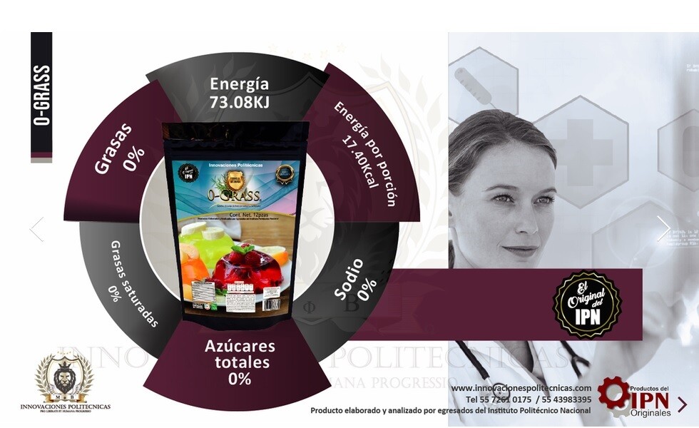 Gelatina 0-Grass 60 gelatinas. Envío incluido.