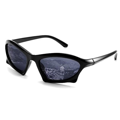 Cool Sport Trendy Fashion Y2K Bat Shades Men Women Sunglasses