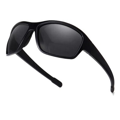 Black Polarized UV400 Protection Men Women Sports Sunglasses