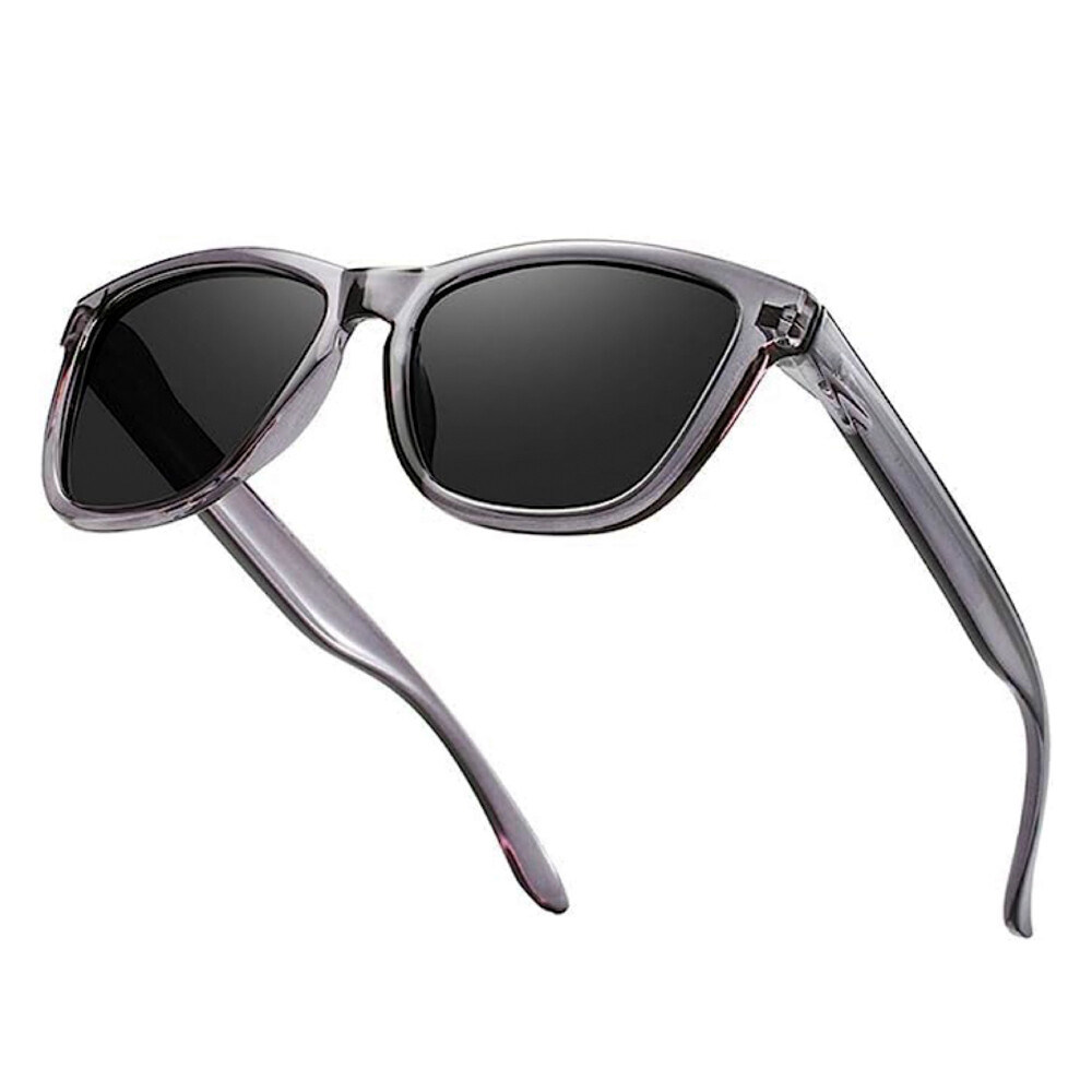 Men&#39;s ​Dark Gray Polarized Retro Classic UV400 Protection Sunglasses​