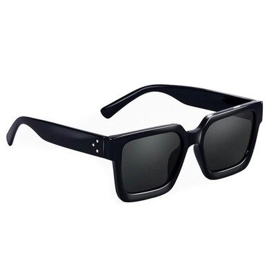 Mens Women&#39;s​ Thick Square Frame Chunky Rectangle Chunky Black Summer Y2k Sunglasses