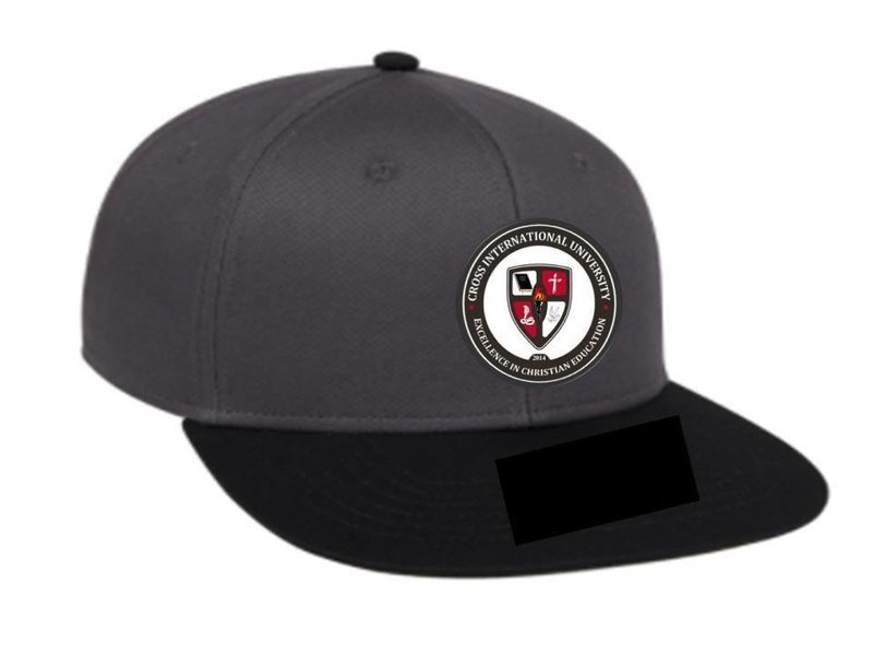 Ball caps with embroidered logo-Black/grey