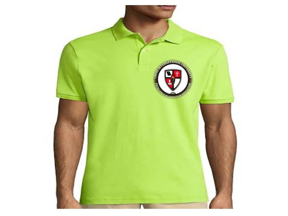 Golf-100% cotton-Lime green