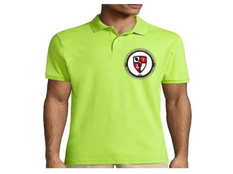 Golf-100% cotton-Lime green