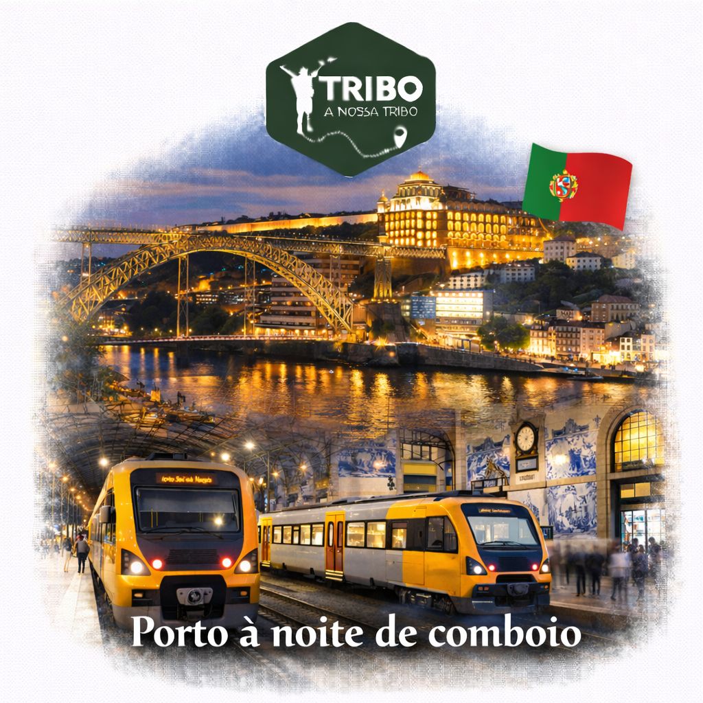 Porto à noite (Comboio)