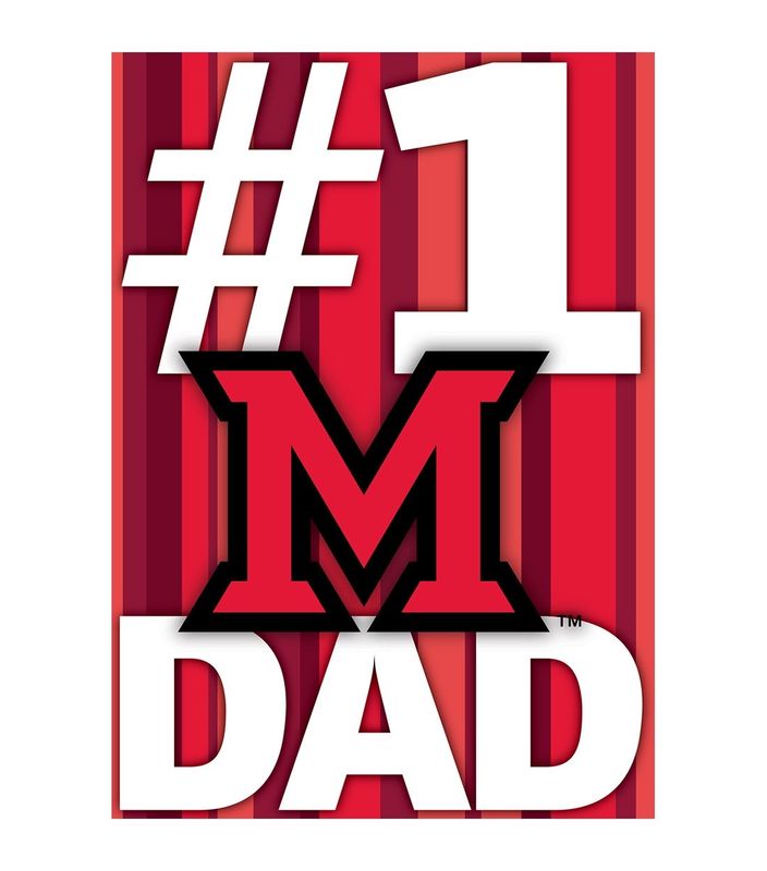 1 Dad Miami University Father's Day Card