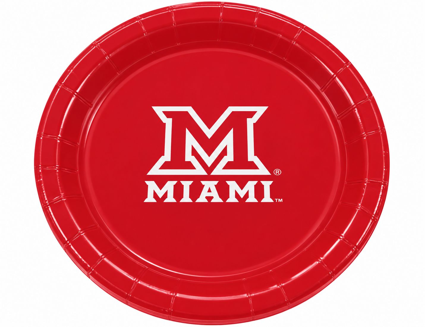 Miami University 10-Pack Party Plates