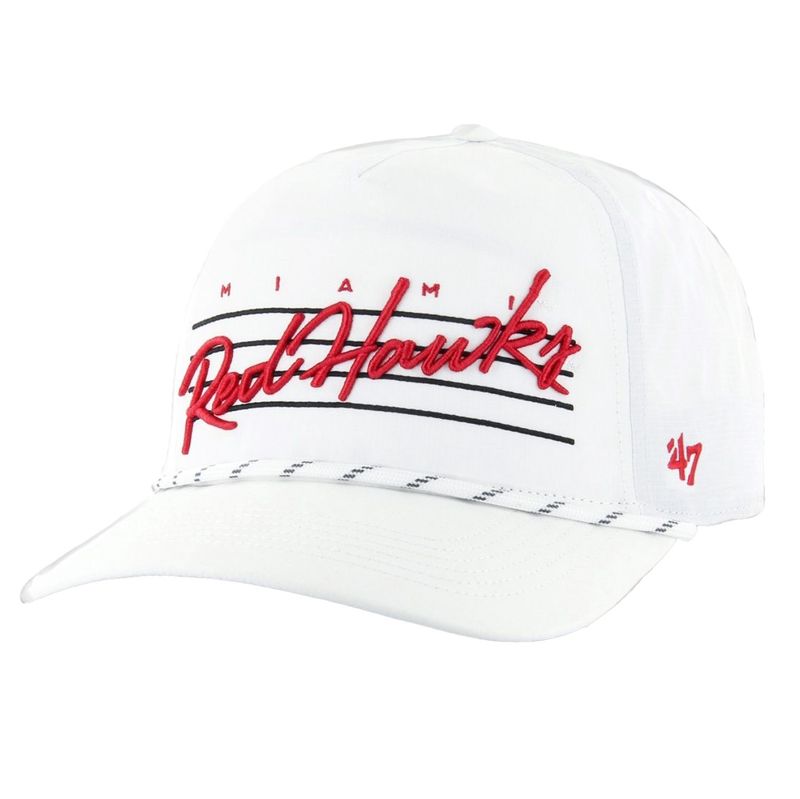 ’47 Miami Retro White RedHawks Cap