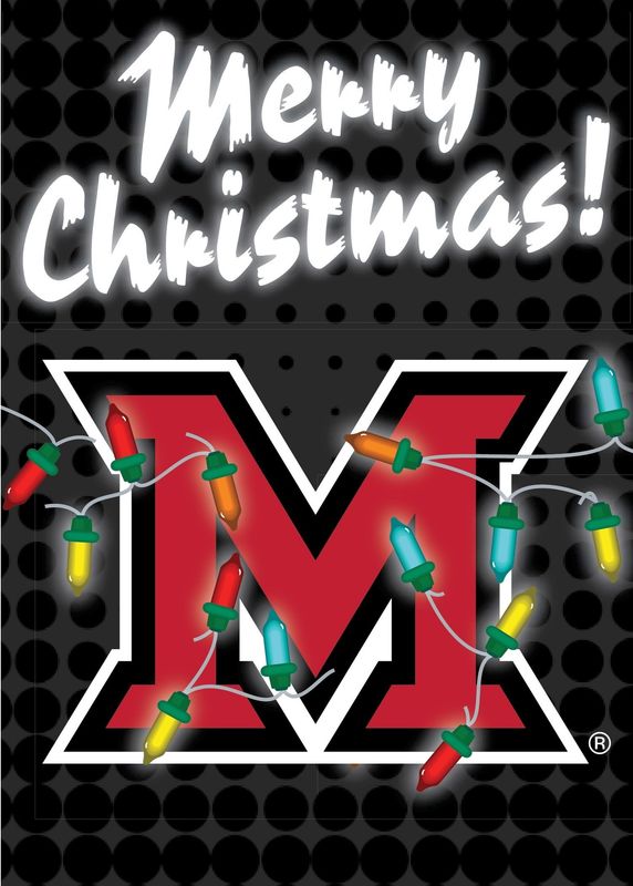 Block M 10-pack Merry Christmas Cards