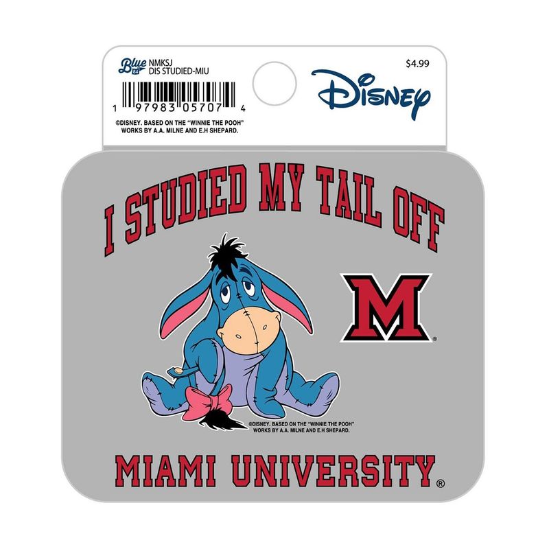 Blue 84 Miami Eeyore Sticker